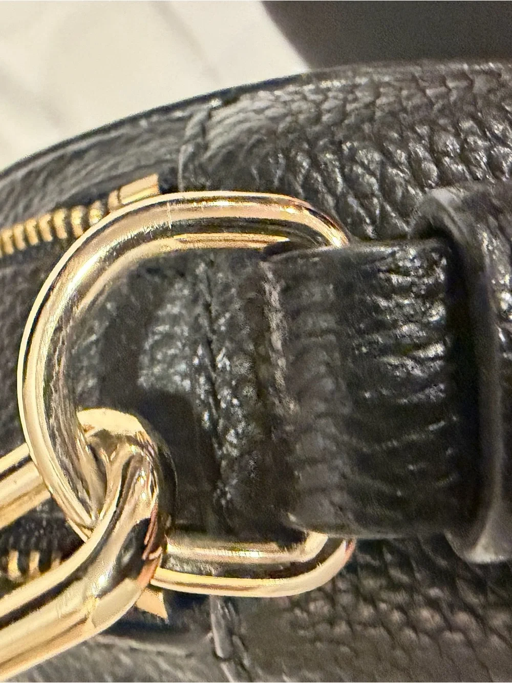 kate spade Black Pebbled Leather Crossbody with Gold Hardware - Picture 6 of 9